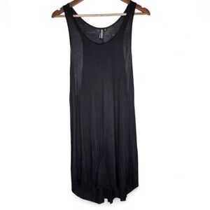 Skingraft Jonny Cota Racerback Long Modal Tank Top in Black Size L